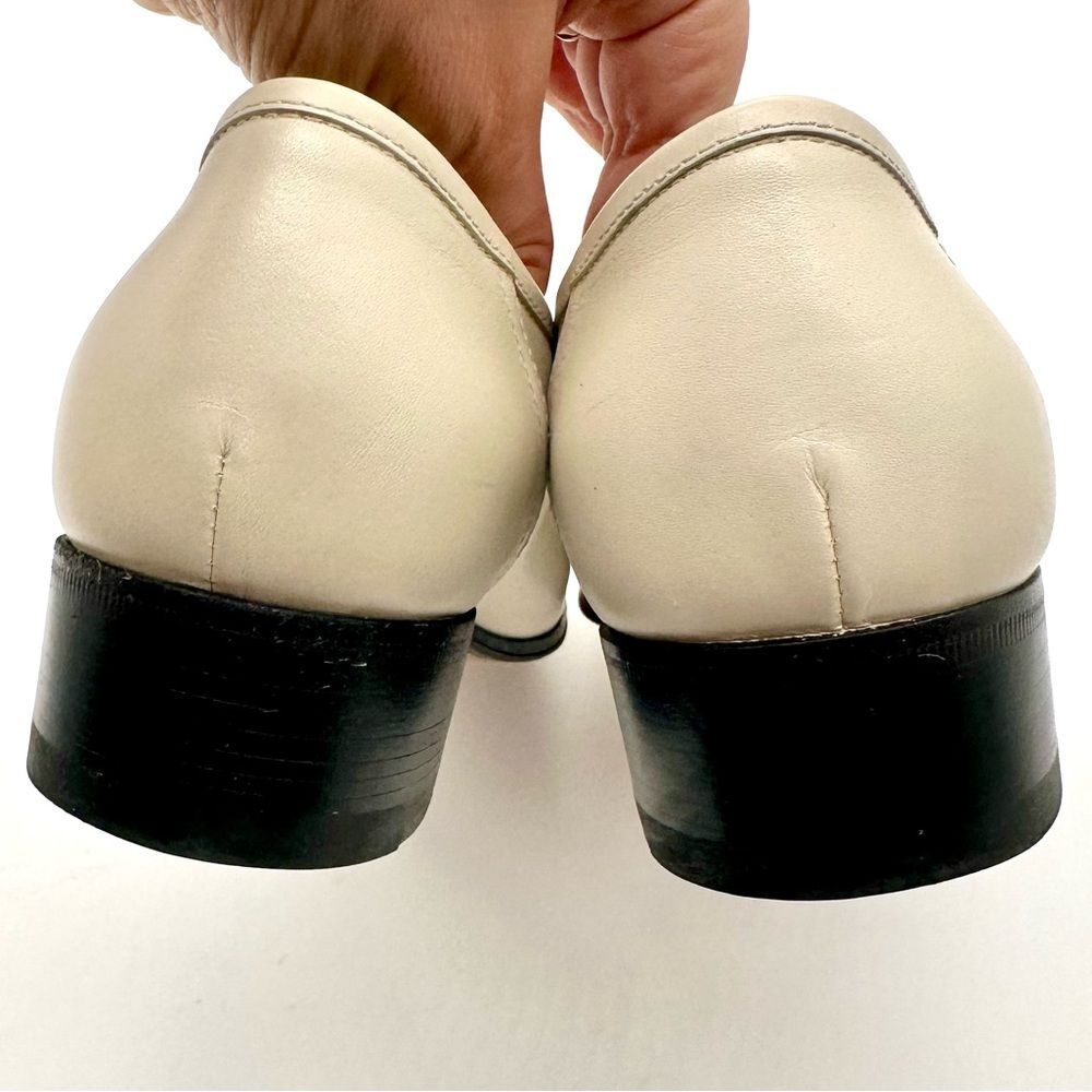 GUCCI Jakarta Interlocking G Horsebit Loafers Calfskin Mystic White EU39.5 US9.5 - Picture 4 of 9